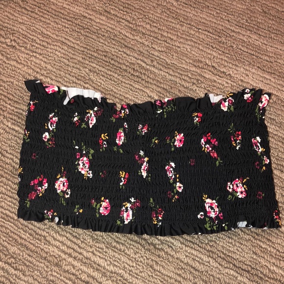 Xhilaration Other - 2/14 Bandeau, Smocked Bikini Top